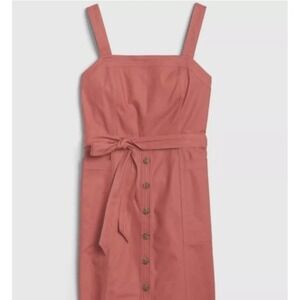 GAP Women's‎ Pink City Knee Length Apron Dress Size 4 NEW